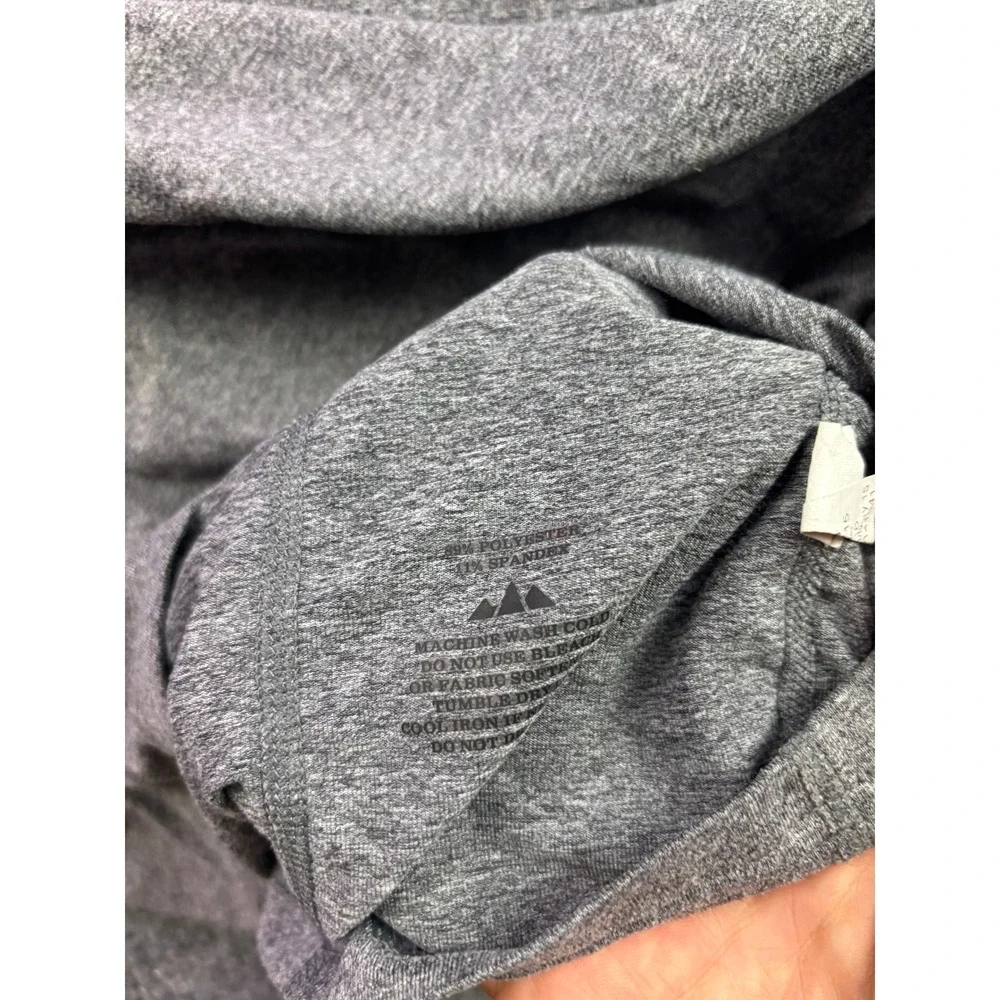 REI Co-op Quarter Zip Pullover‎ Mens Size M Gray Heathered Long Sleeve Top